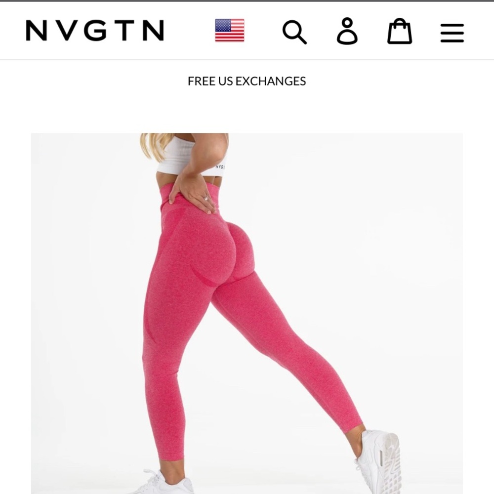 Leggings by NVGTN SEAMLESS HOT PINK